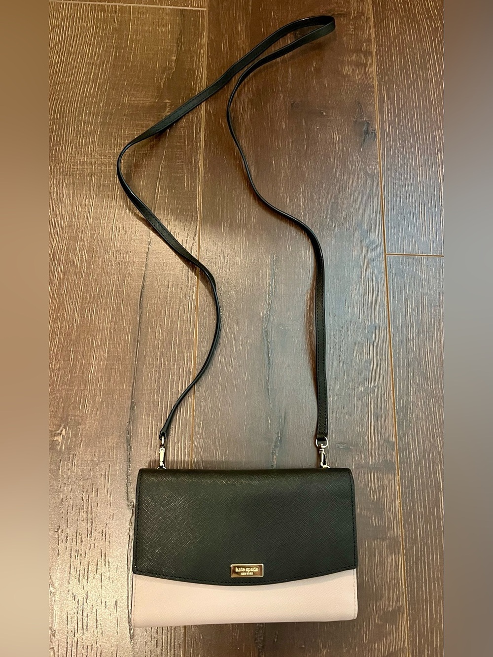 kate spade Two-Tone Black & Cream Crossbody Bag